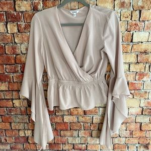 Express dressy top light purple